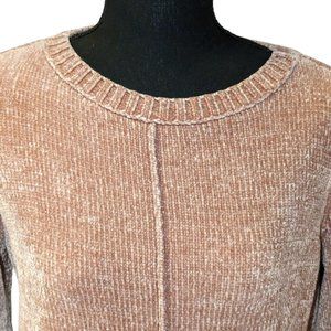 Style & Co Beautifully Soft Pink Chenille Sweater Size: XS